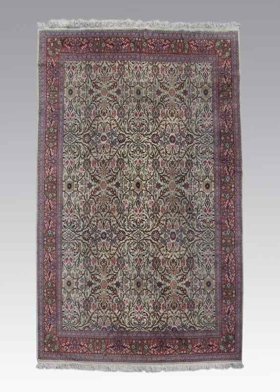 Appraisal: MODERN PAKISTANI PERSIAN DESIGN HAND KNOTTED WOOL RUG ' ''