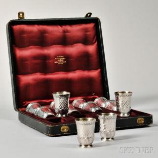 Appraisal: Twelve French Silver Cordials Paris last quarter th century Paillard