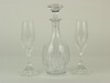 Appraisal: DECANTER AND FLUTES - Eight piece lot consisting of a