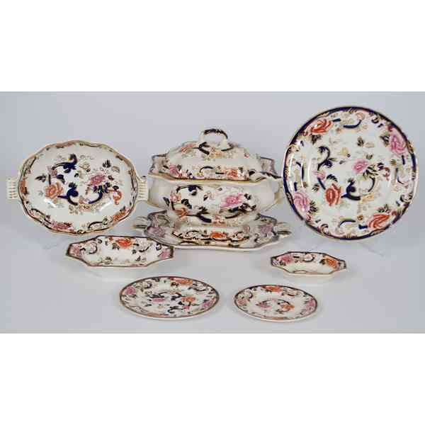 Appraisal: Mason's Ironstone Mandalay Partial Service English a partial set of