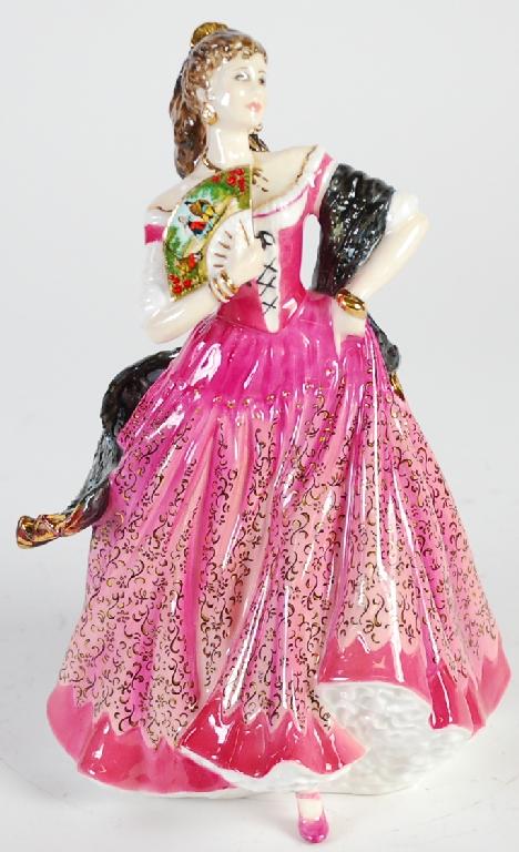 Appraisal: ROYAL DOULTON LIMITED EDITION CHINA FIGURE 'Carmen' HN cm high