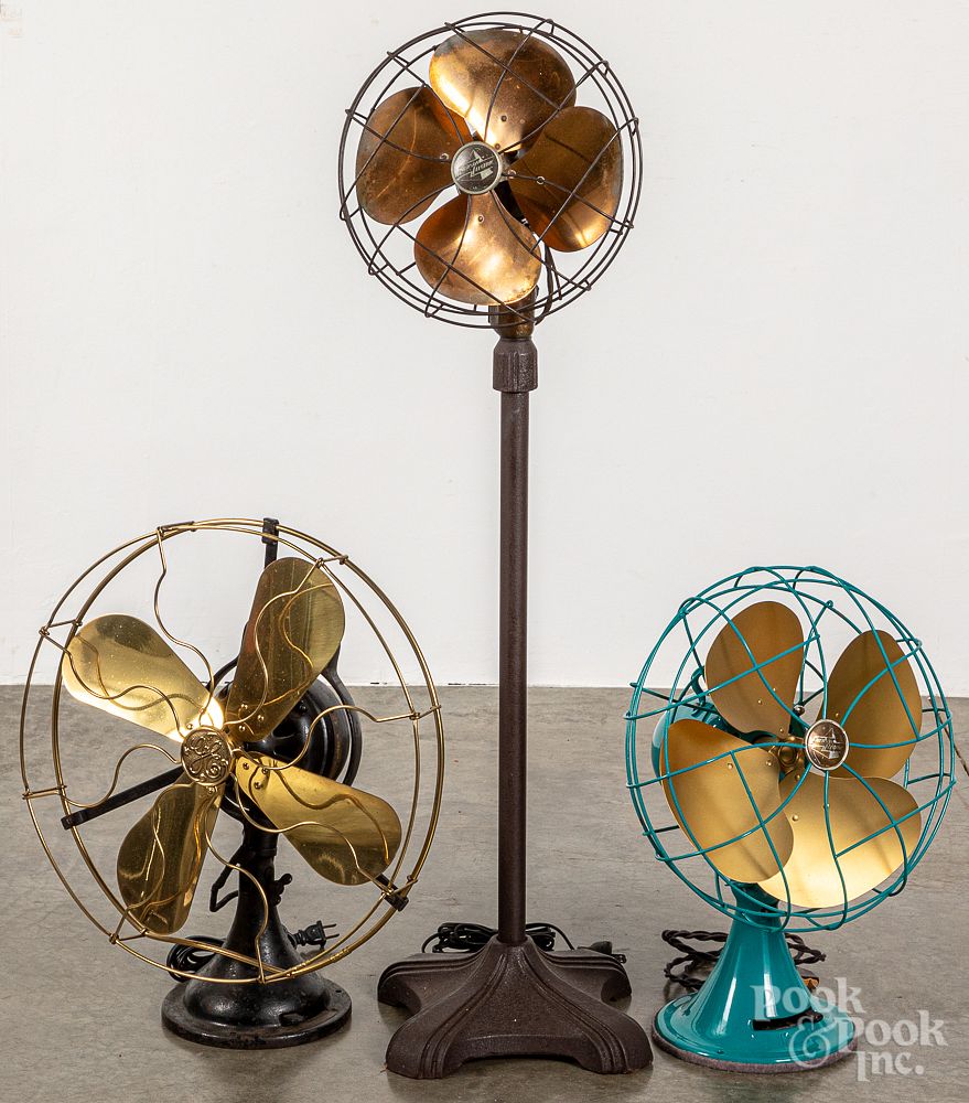 Appraisal: Two early table fans Two early table fans GE and