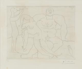 Appraisal: PABLO PICASSO Spanish PABLO PICASSO Spanish - Le Sauvetage III