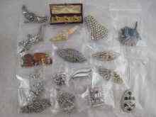 Appraisal: A mixed lot comprising silver and white metal tests silver