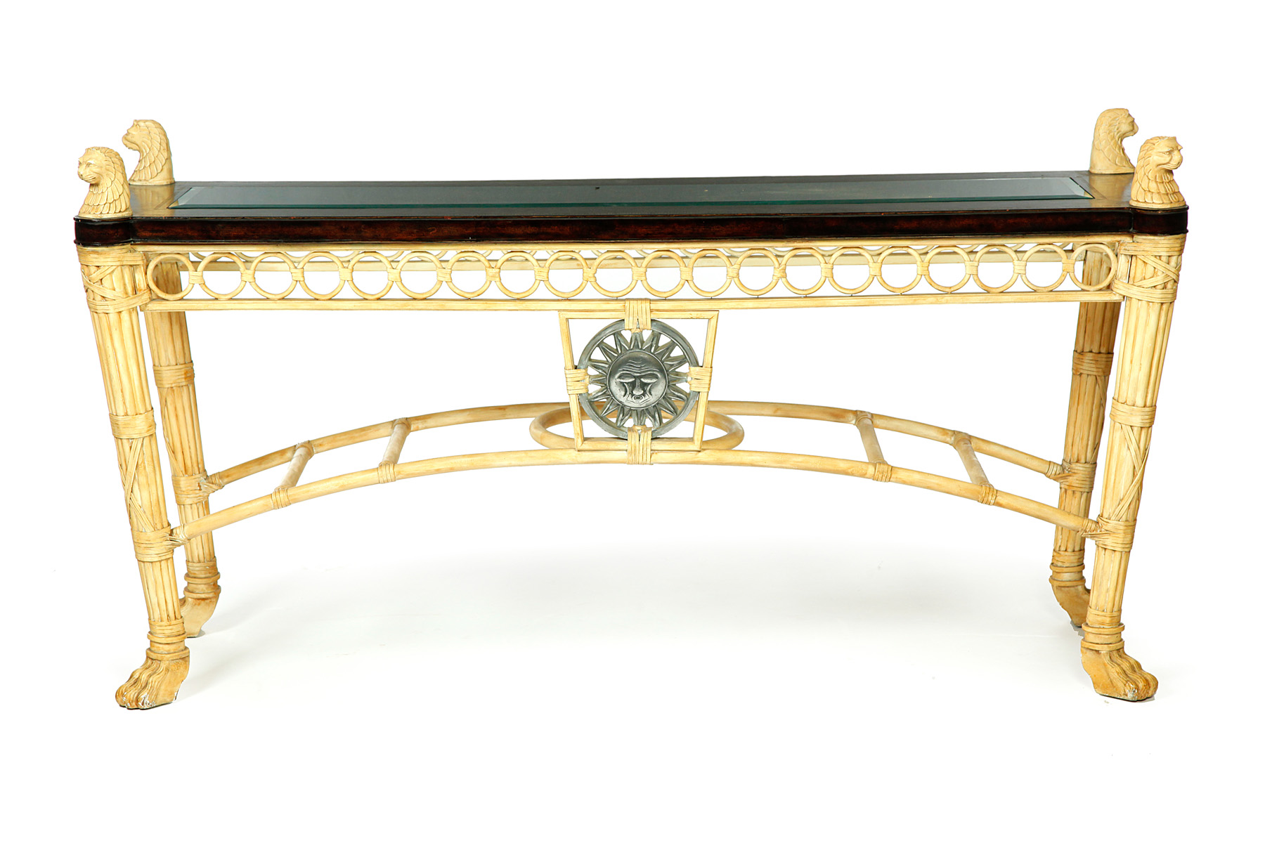 Appraisal: CONSOLE TABLE BY MAITLAND-SMITH American mid th century The rectangular