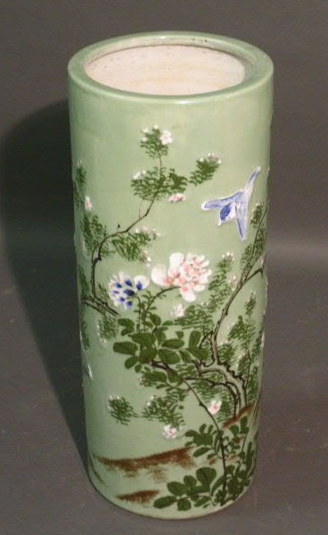 Appraisal: Japanese porcelain umbrella stand h