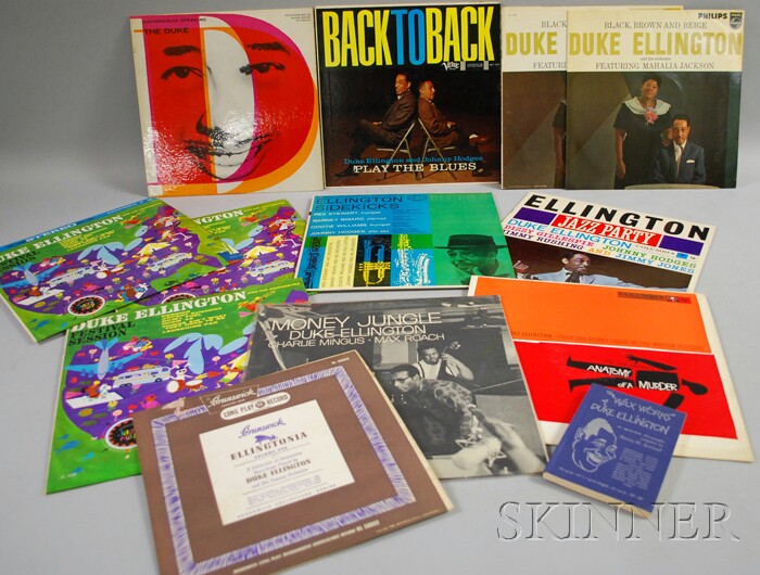 Appraisal: Wax Works of Duke Ellington and Twelve Duke Ellington LP