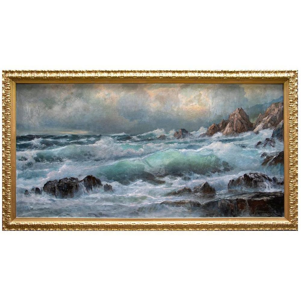 Appraisal: Alexander A Dzigurski - Alexander A Dzigurski - Title Seascape