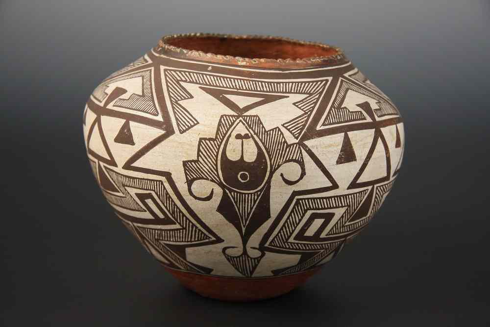 Appraisal: NATIVE AMERICAN POTTERY - Acoma ca in high-shouldered form with