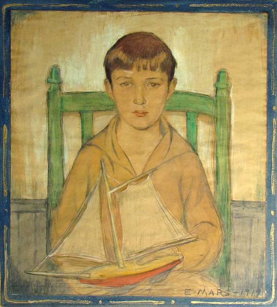 Appraisal: n a Ethel Mars American - Portrait of a boy