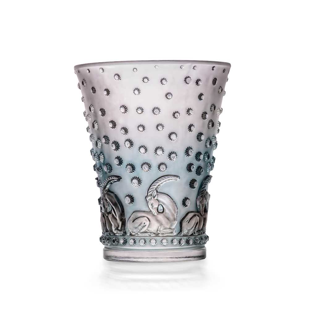 Appraisal: REN LALIQUE FRENCH - AJACCIO VASE NO - designed clear