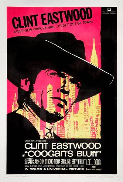 Appraisal: A Clint Eastwood group of posters Three in lot including