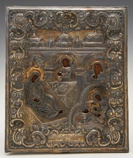 Appraisal: Russian Icon of the Nativity of The Virgin St Petersburg