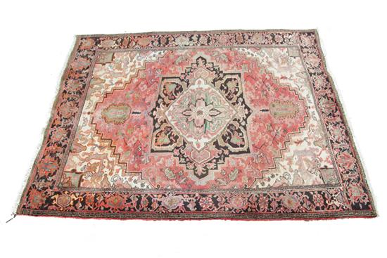 Appraisal: ORIENTAL RUG Second half th century Room size Heriz pattern