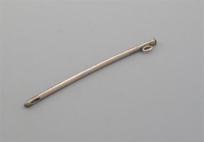 Appraisal: Medical A Victorian catheter with a ring terminal maker 'W