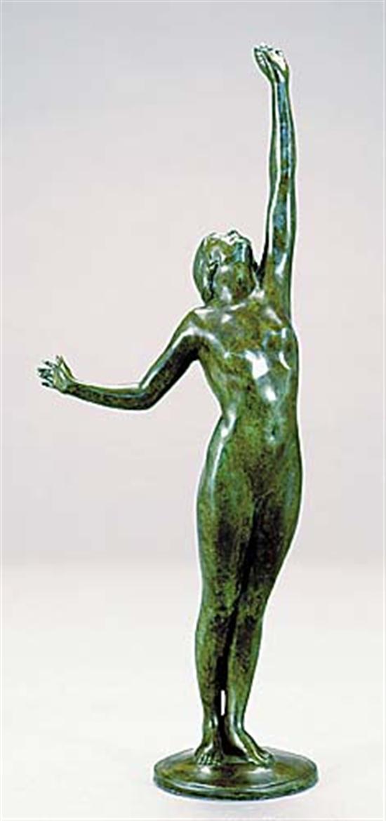 Appraisal: Harriet Whitney Frishmuth New York - THE STARbronze with brown