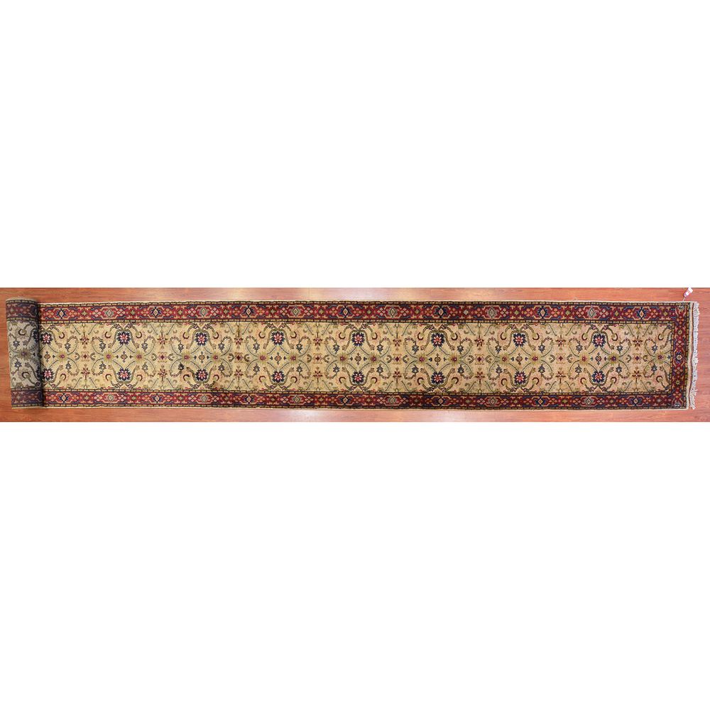 Appraisal: Indo Persian Design Runner Modern ' x ' Modern hand