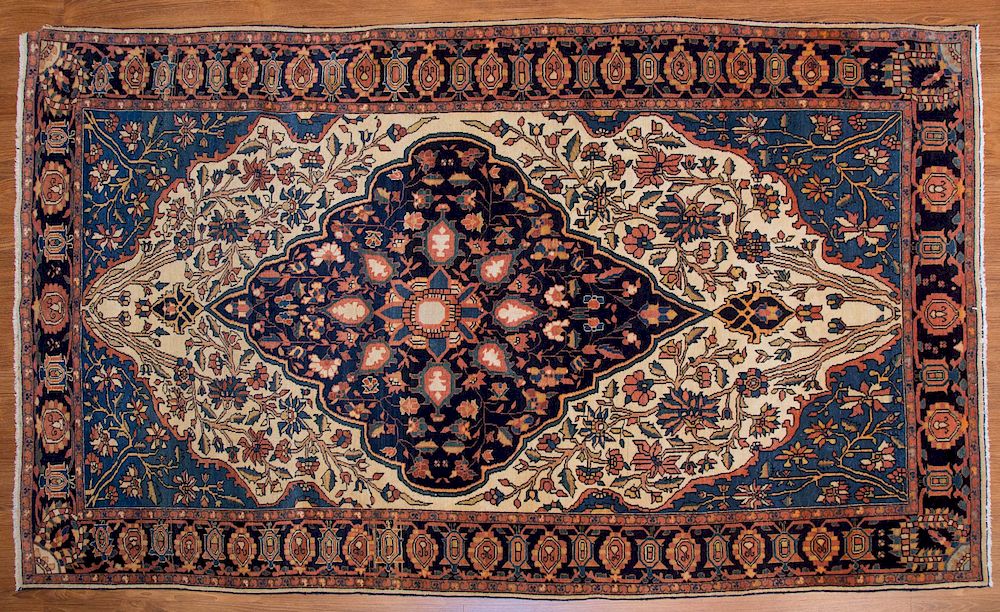 Appraisal: Antique Feraghan Sarouk Rug approx x Persia circa Condition Good