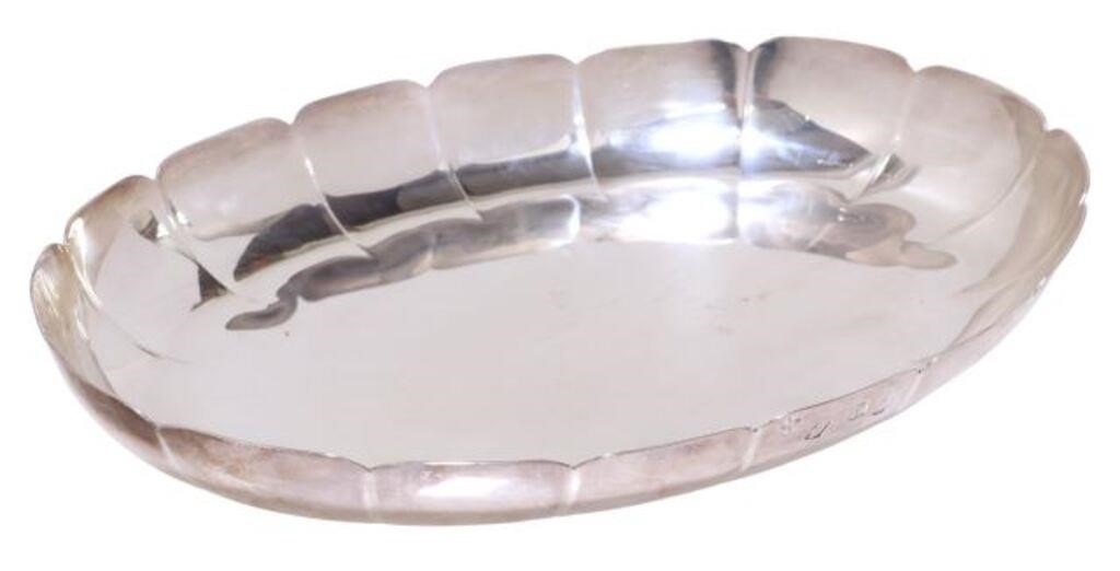 Appraisal: Sterling silver dish Royal Irish Silver Company Dublin c shallow