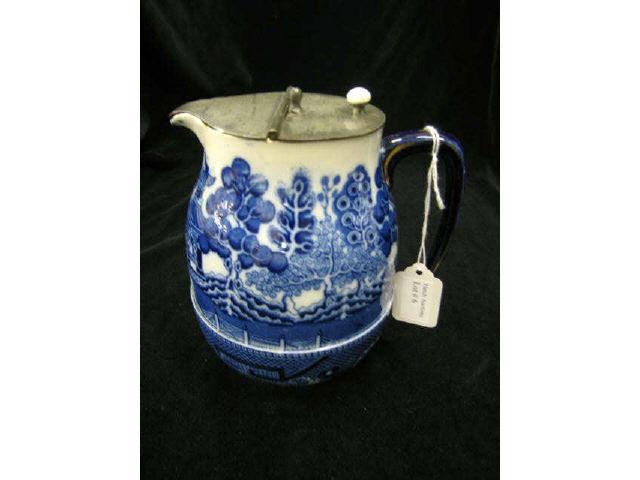 Appraisal: Doulton Burslem Porcelain Willow covered pitcher