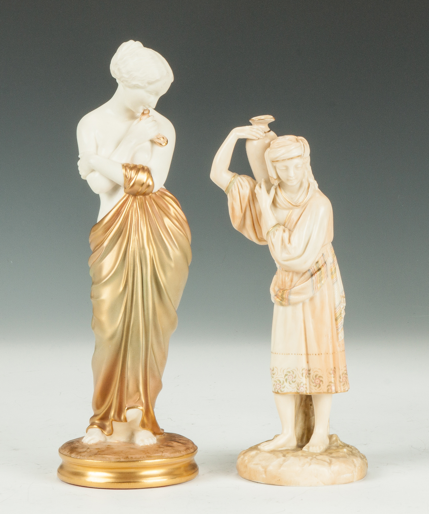 Appraisal: Two Royal Worcester Figures of Women