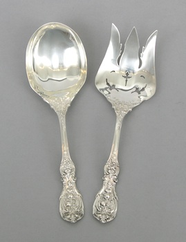 Appraisal: A Reed Barton Francis I Serving Set A Reed Barton