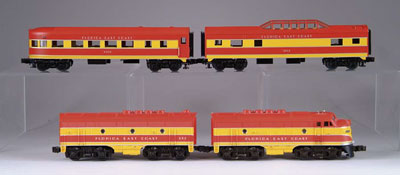 Appraisal: MTH ABA Florida east Coast locos and matching passenger coaches