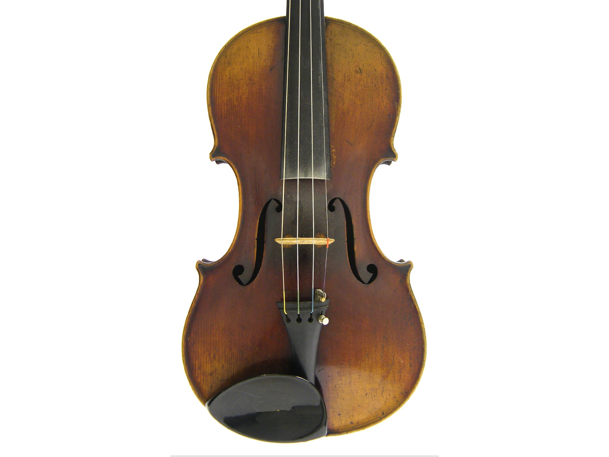 Appraisal: Early th century Guarneri copy violin cm together with a