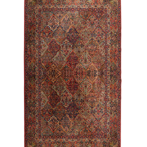 Appraisal: A Karastan Kirman Style Rug Mid- th Century feet x