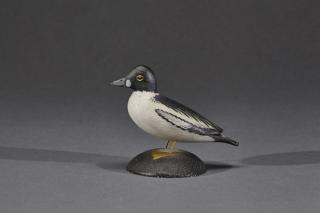 Appraisal: Miniature Goldeneye Drake A Elmer Crowell Miniature Goldeneye Drake A