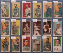 Appraisal: Sheet of T Baseball Cards Offered in a collectors sheet