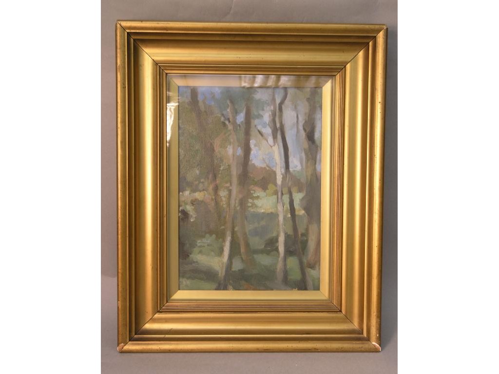 Appraisal: An early th Century oil on canvas - impressionist type