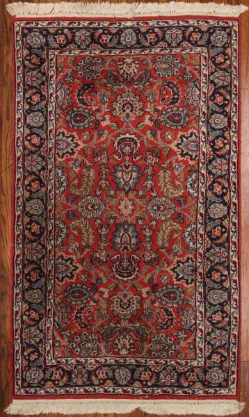 Appraisal: A LATE TH CENTURY HAND MADE INDO PERSIAN CARPETThe hand