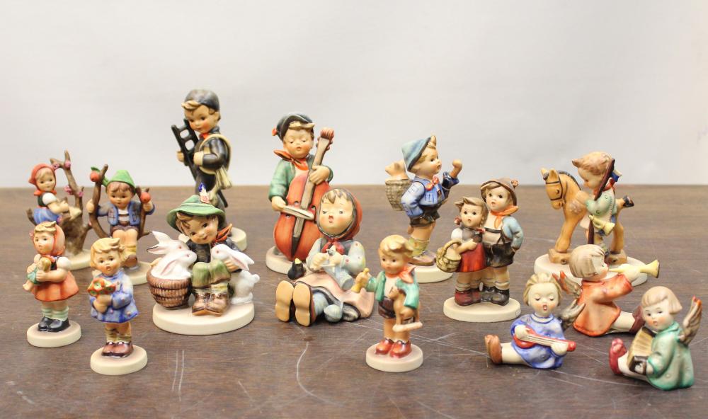 Appraisal: COLLECTION OF FIFTEEN HUMMEL FIGURINES from to TM- to TM-