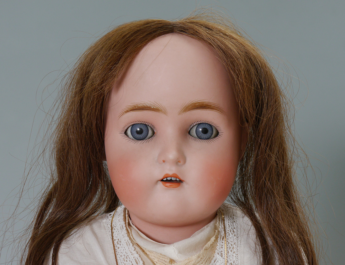 Appraisal: CATTERFELDER PUPPENFABRIK GERMAN BISQUE HEAD CHILD DOLL NO Bisque socket