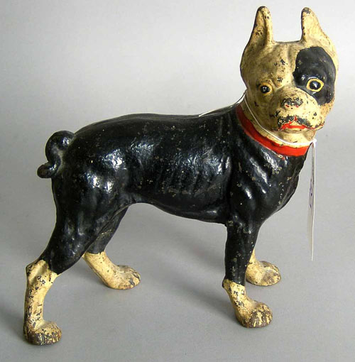 Appraisal: Cast iron dog doorstop ca h