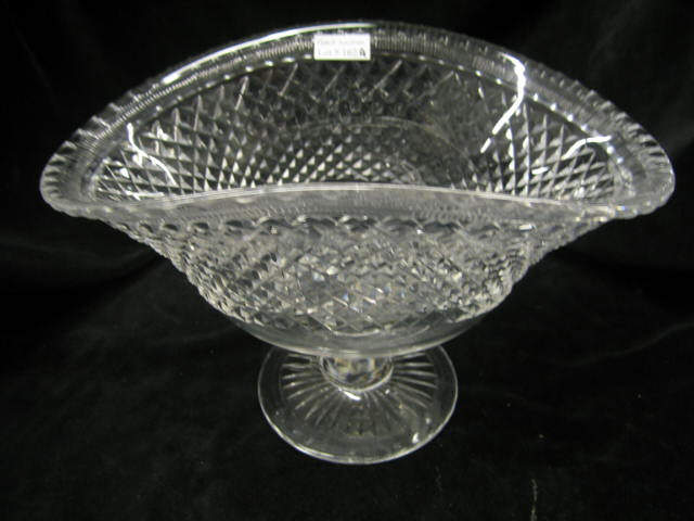 Appraisal: Fine Cut Crystal Centerpiece or fruit compote diamond decor pedestal