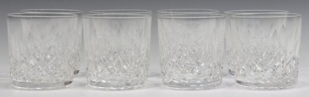 Appraisal: lot of Waterford Lismore cut crystal old fashioned glasses acid-etched