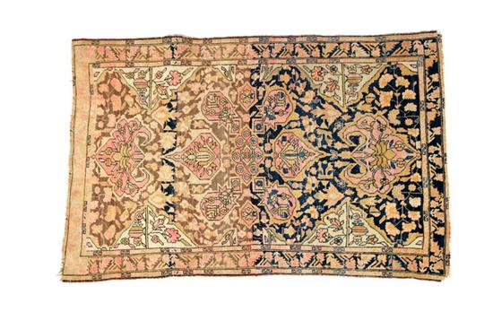 Appraisal: ORIENTAL RUG Late th-early th century Turkish Floral medallions on