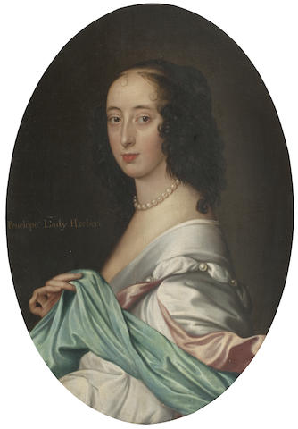 Appraisal: Manner of Gerrit van Honthorst Portrait of Penelope Herbert n