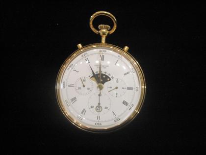 Appraisal: karat yellow gold pocket watch Jules JurgensenWhite enamel face and