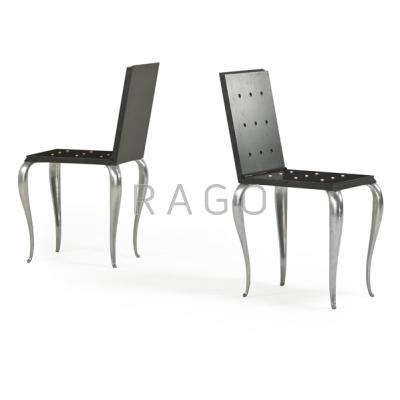 Appraisal: PHILIPPE STARCK b DRIADE Pair of Lola Mundo chairs France