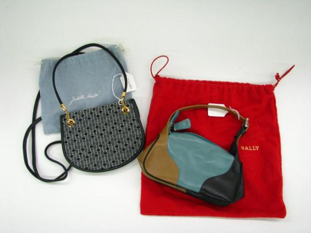 Appraisal: One lot of two ''Mini'' purses Judith Leiber navy and