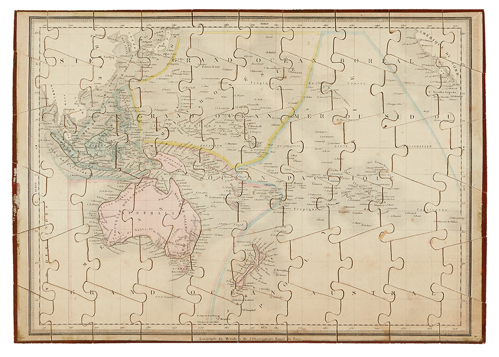 Appraisal: MAP PUZZLE Fremin A R and Tardieu Ambroise Seven Map