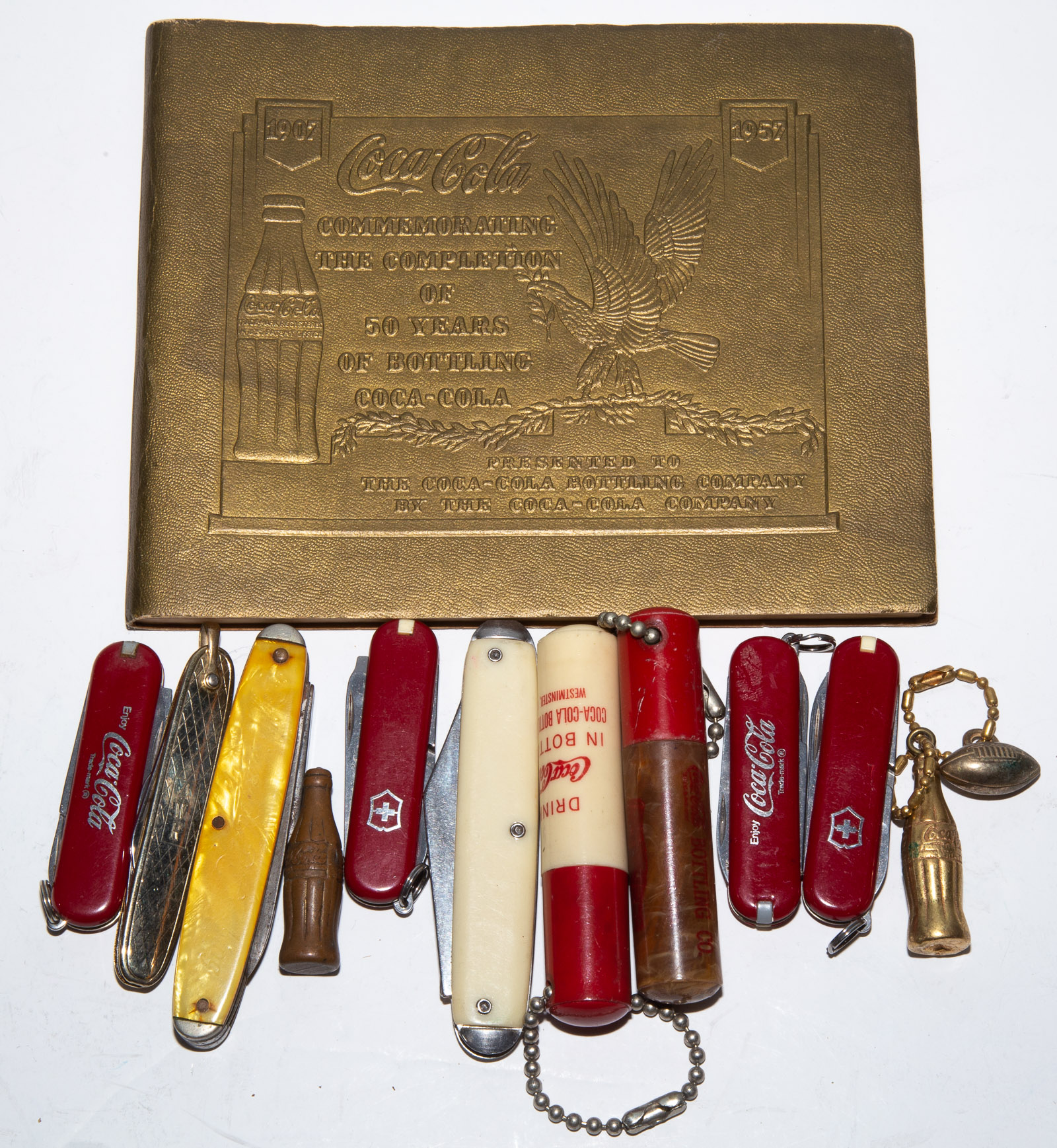 Appraisal: ASSORTMENT OF COCA-COLA COLLECTIBLES Including Coca-Cola pocket knives watches and