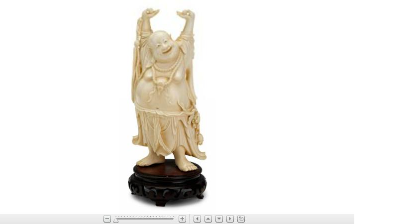 Appraisal: Chinese elephant ivory Budai early th century