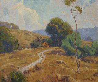 Appraisal: Dana Bartlett ''California Hills'' signed and dated lower right Dana