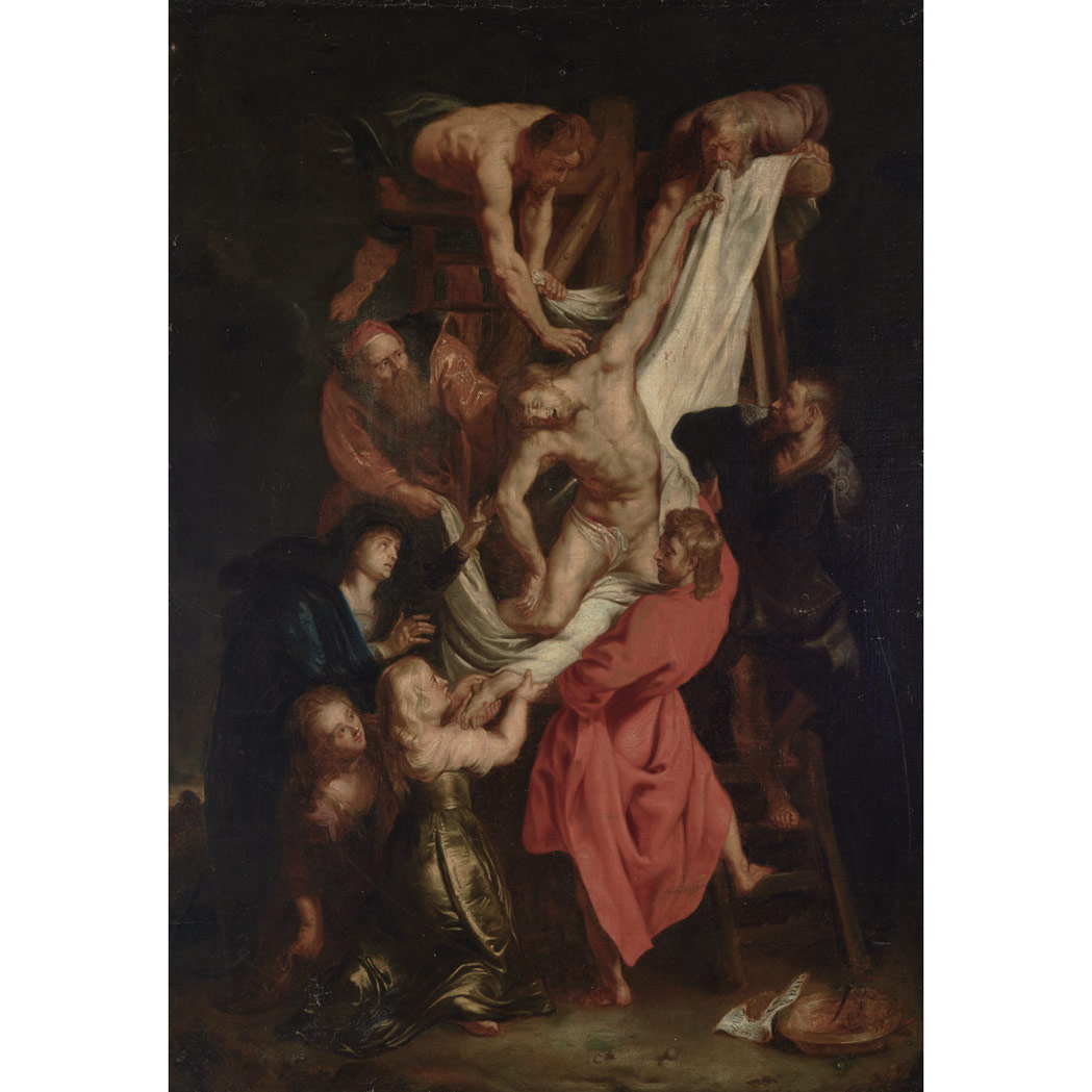 Appraisal: Workshop of Sir Peter Paul Rubens The Descent from the