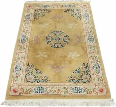 Appraisal: A Peking Chinese Antique Finished Area Rug Apprx '- x