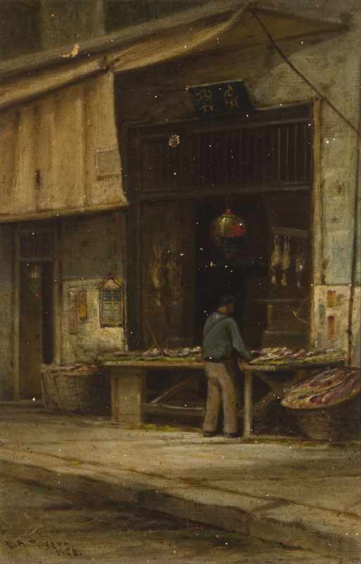 Appraisal: Charles A Rogers - Alameda CA Fish Alley Old Chinatown